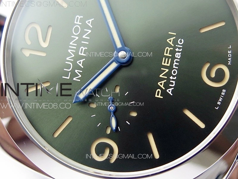 Pre Order PAM1116 SS VSF 1:1 Best Edition Green Dial on Brown Leather Strap P.9010 Super Clone